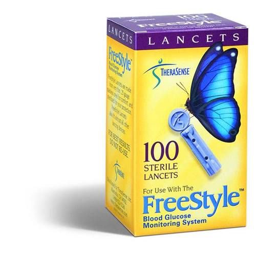 Therasense FreeStyle Lancets Box of 100 - 13001