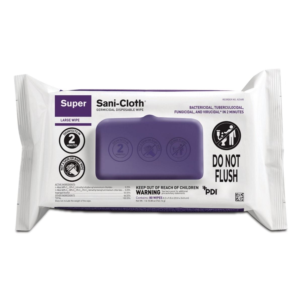 Image 7 of PDI Super Sani-Cloth Germicidal Wipes