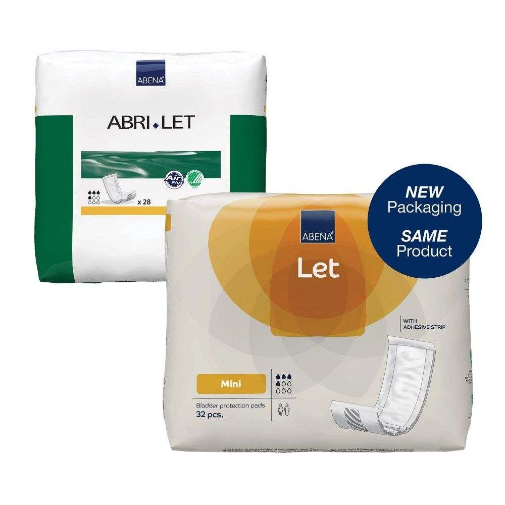 ABRI-Let is now ABENA Let: New packaging.