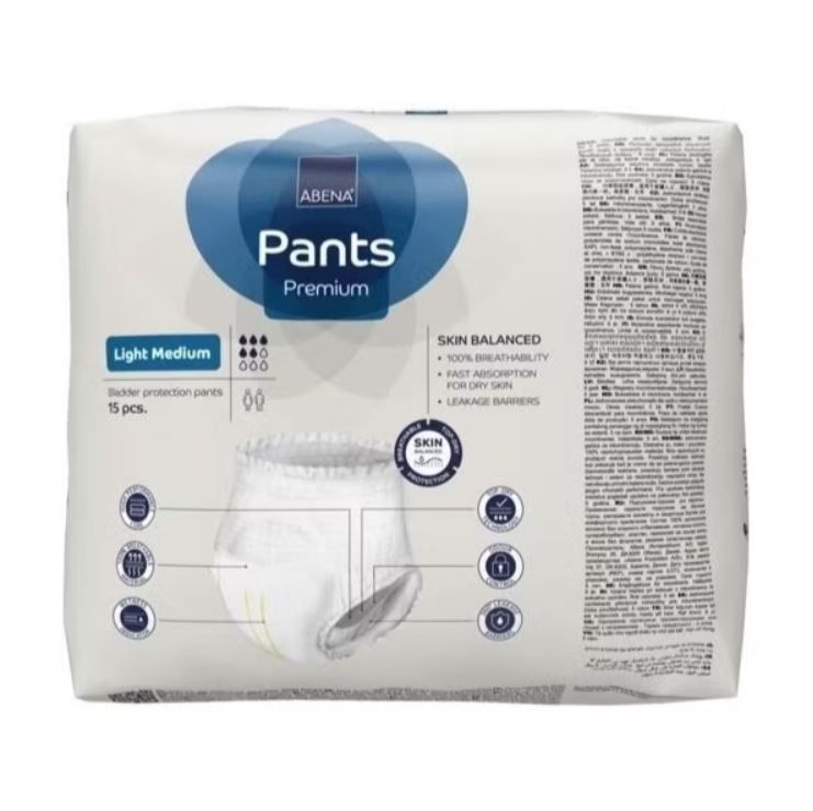ABENA Pants Premium Light M Back Packaging