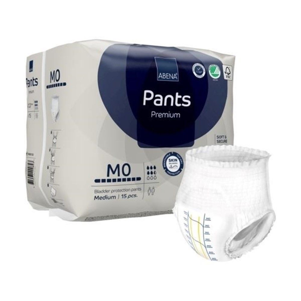 ABENA Pants Premium with Level 0 Absorbency Underwear - Medium