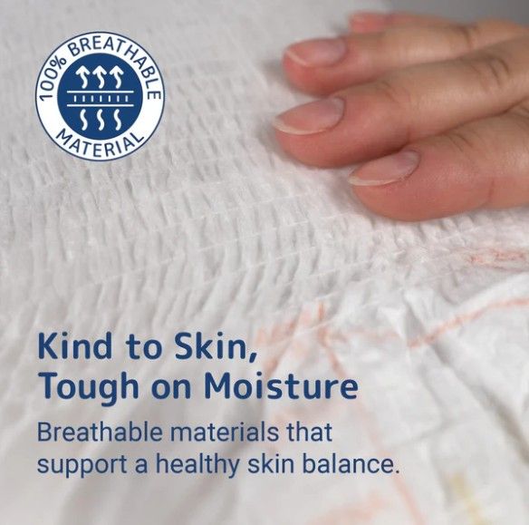 Kind to skin, tough on moisture