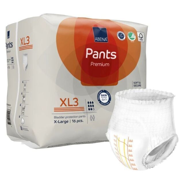 ABENA Pants Premium XL3 Underwear with packaging