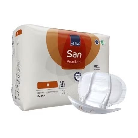 ABENA San 8 Pad with packaging
