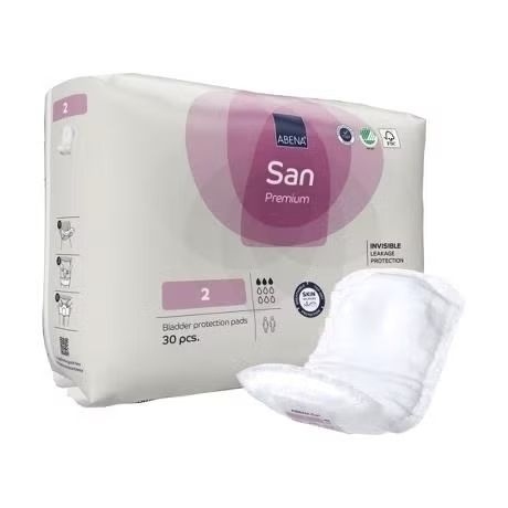 ABENA San Premium 2 Pad with packaging
