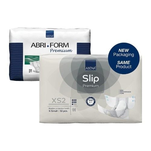 New packaging of ABENA Slip Premium XS2