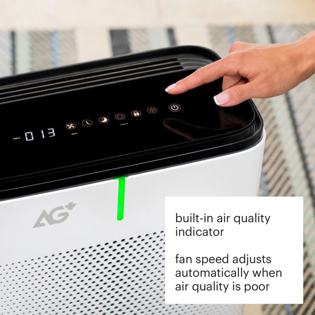 Image 6 of Brondell Pro Sanitizing Air Purifier with AG+ Technology
