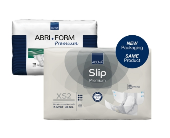Abena Form to Abena Slip Premium XS2