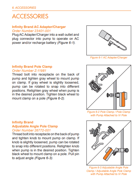 Enteralite Feeding Pump Accessories