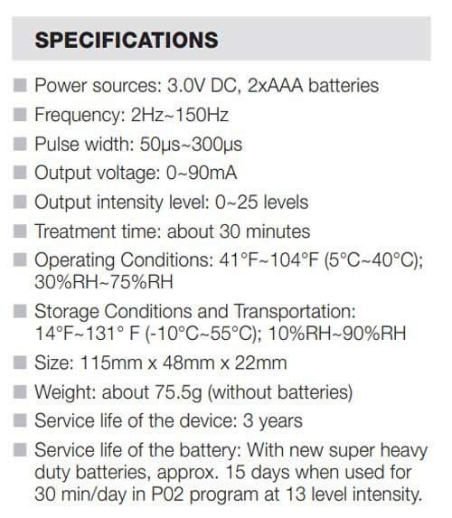 Specifications