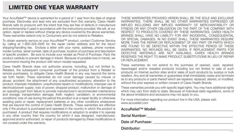 Warranty