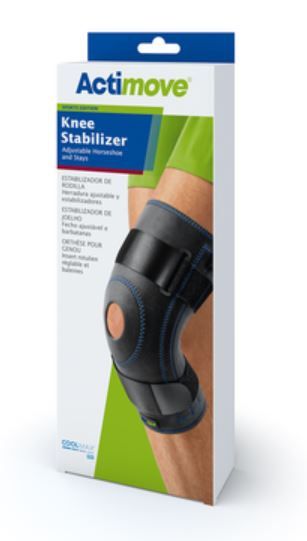 Image 2 of Actimove Sports Edition Knee Stabilizer with Adjustable Horseshoe and Stays