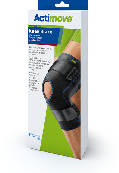 Image 2 of Actimove Knee Brace - Hinged, Wrap-Around, Condyle Pads