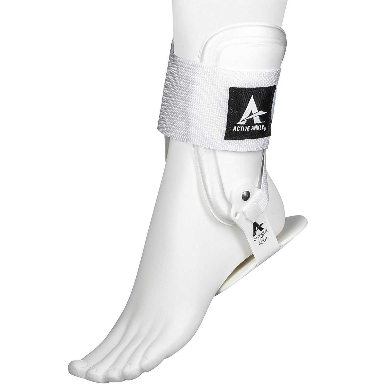 Image 7 of Active Ankle T2 Rigid Ankle Brace - White or Black