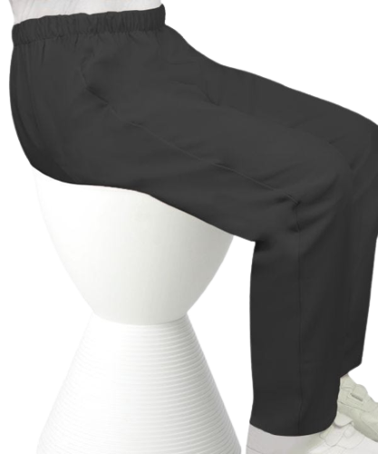 Side view of the wheelchair pants.