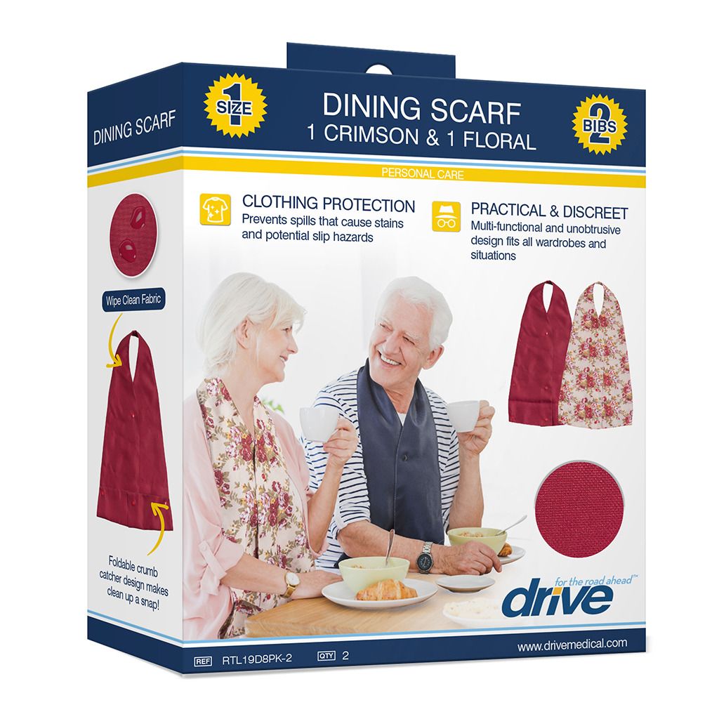 Drive Medical Adult Bib Scarf Box