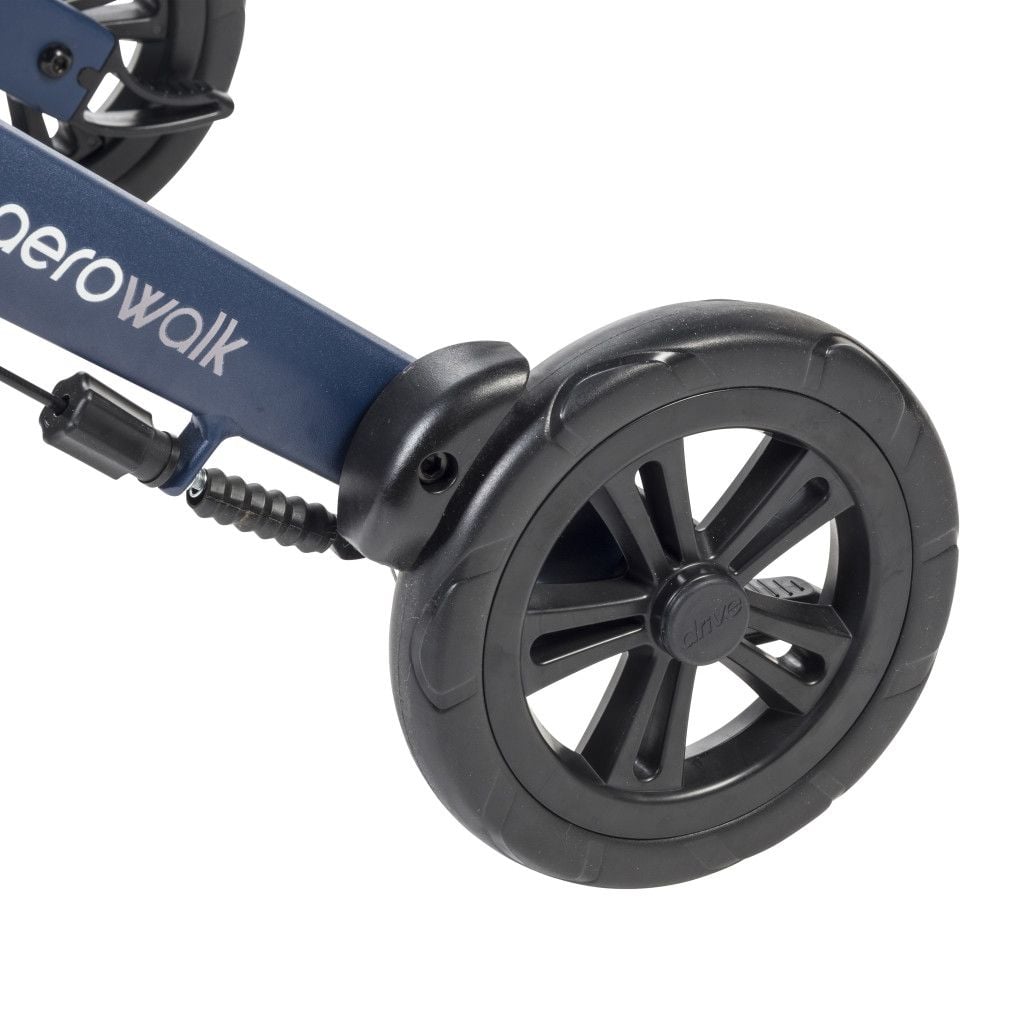 AeroWalk Ultra-Lite Rollator - Blue (Back Casters)