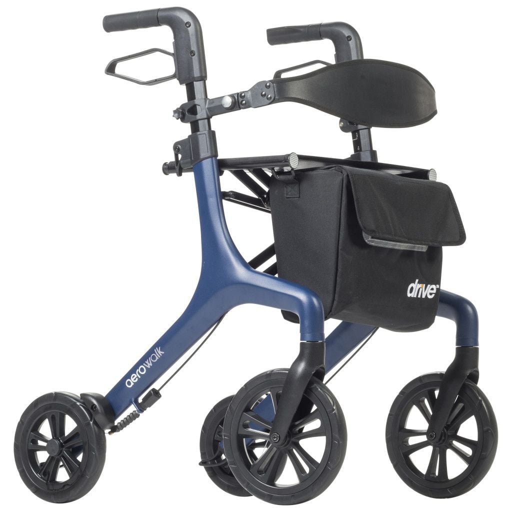 AeroWalk Ultra-Lite Rollator - Blue