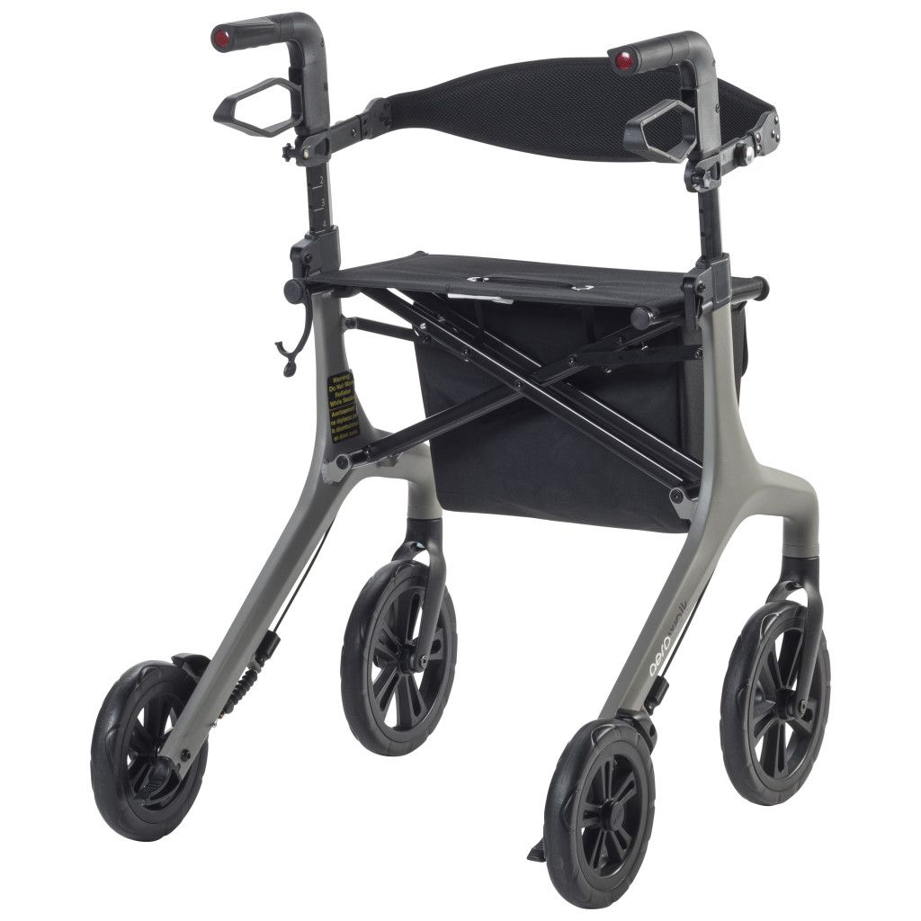 AeroWalk Ultra-Lite Rollator - Grey