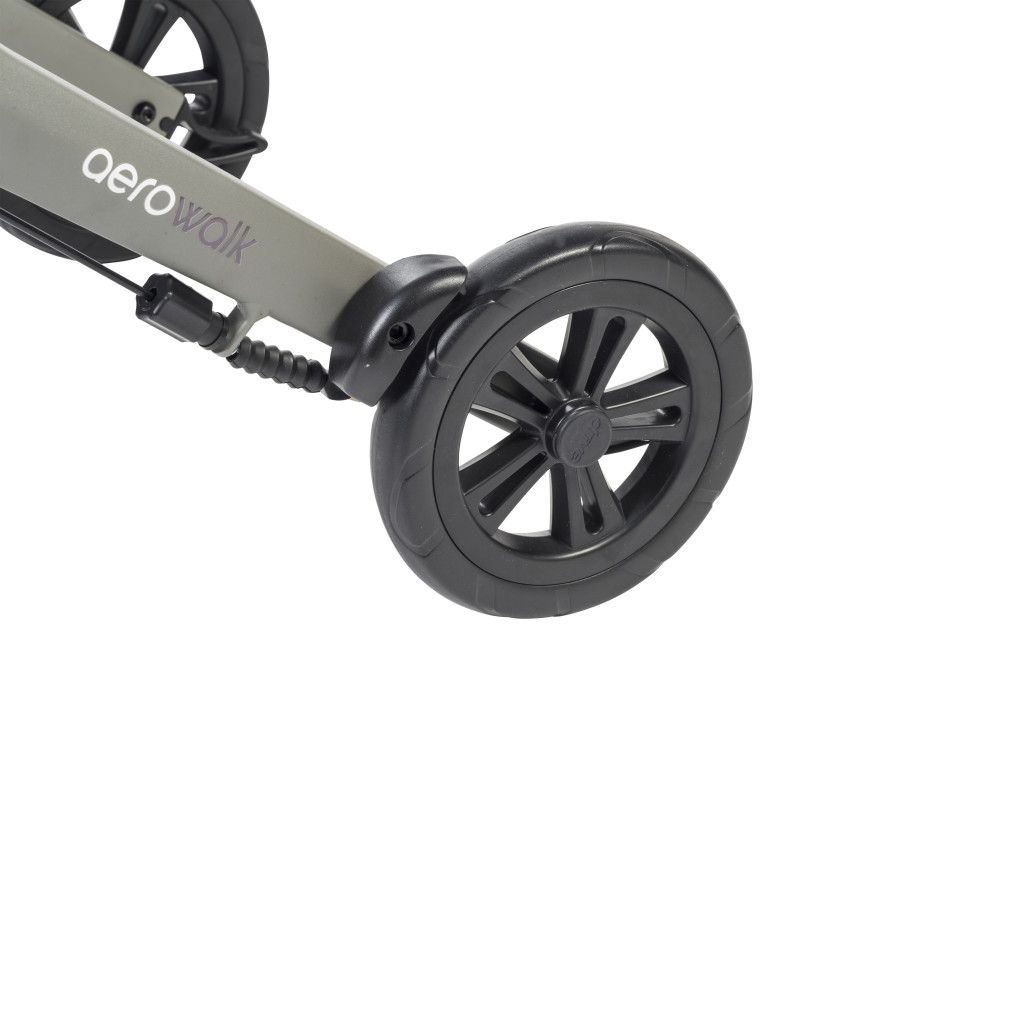 AeroWalk Ultra-Lite Rollator - Grey (Back Casters)