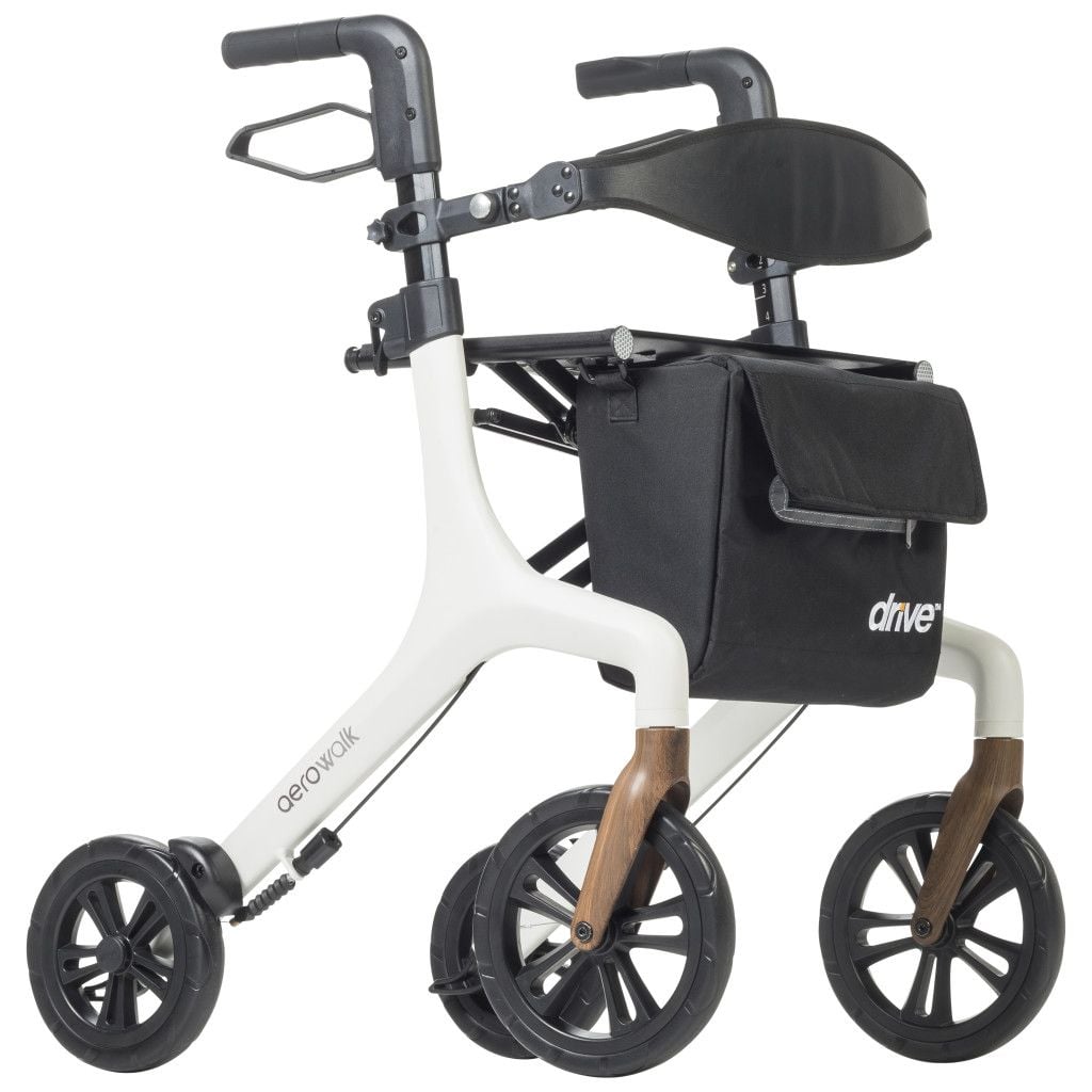 AeroWalk Ultra-Lite Rollator - White
