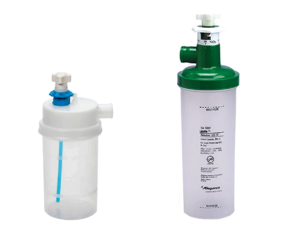 AirLife Empty Nebulizer Bottles, 350mL and 500 mL