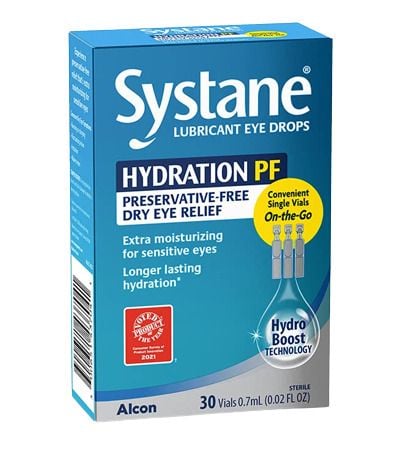 Alcon Systane Ultra Hydration Preservative-Free Lubricant Eye Drops