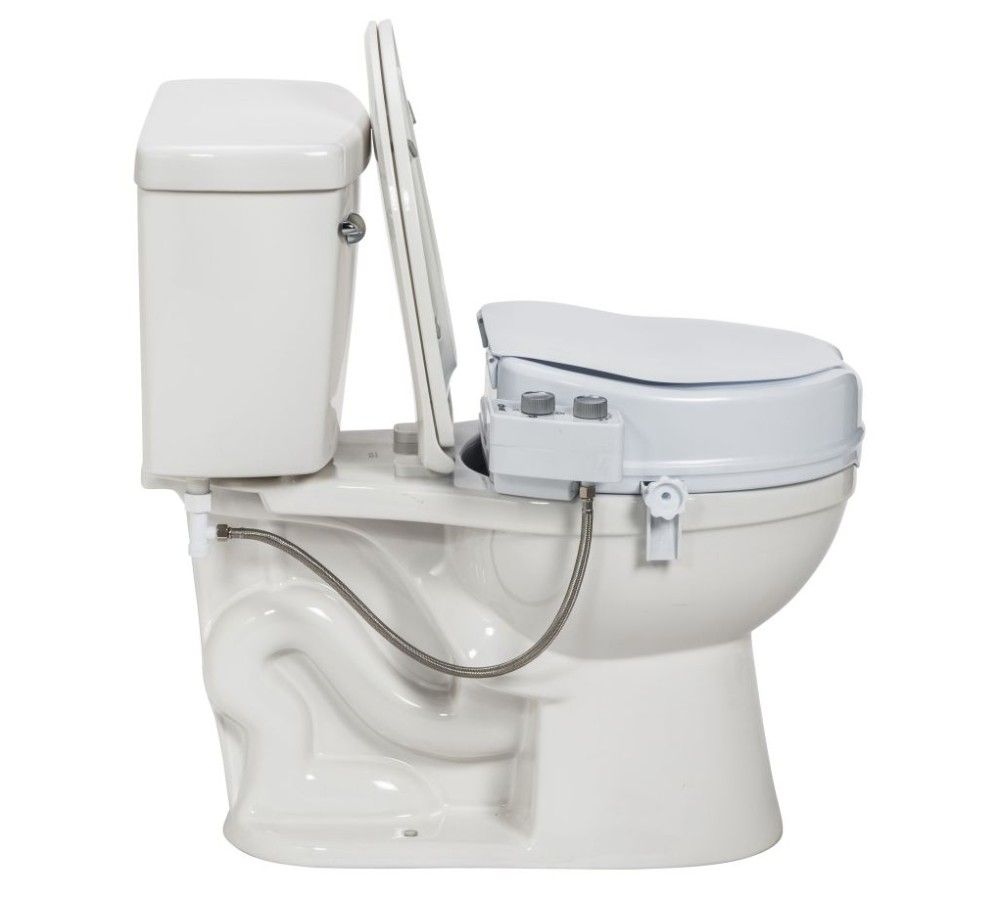Drive Medical PreserveTech Raised Toilet Seat with Bidet