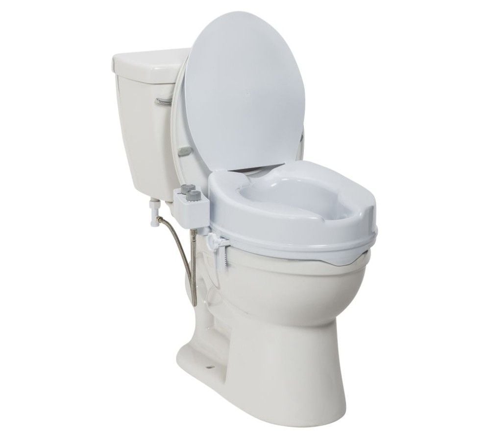 Drive Medical PreserveTech Raised Toilet Seat with Bidet - Ambient Water