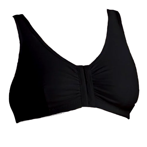 Black bra.