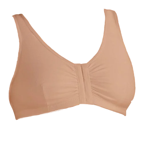 Beige bra.