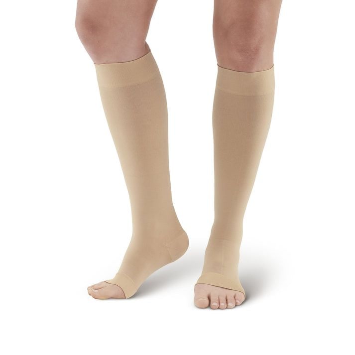 AW Style 291OT Luxury Opaque 20-30 mmHg Knee High Compression Stockings