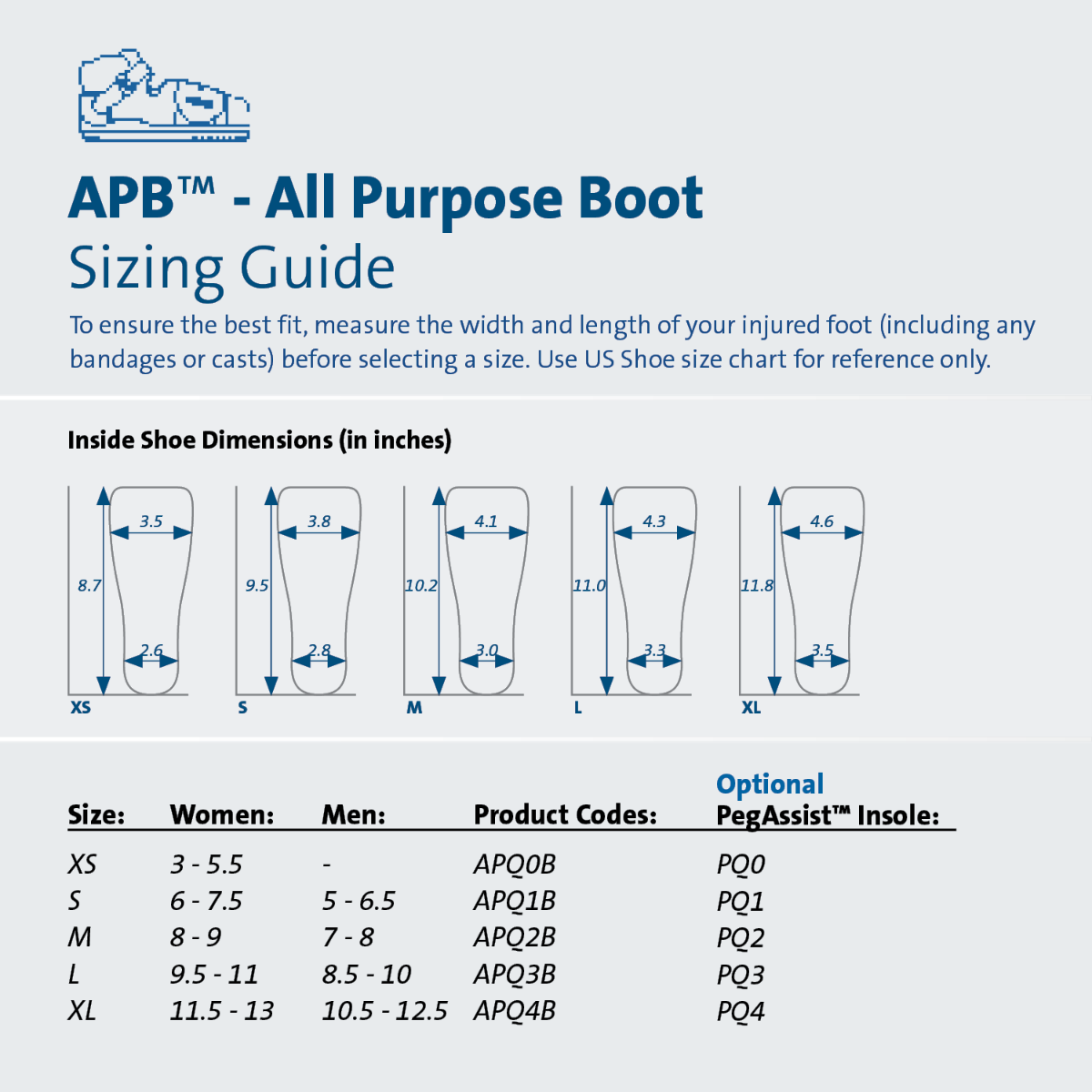 Image 7 of Darco International All Purpose Boot (APB) Post-Op Shoe