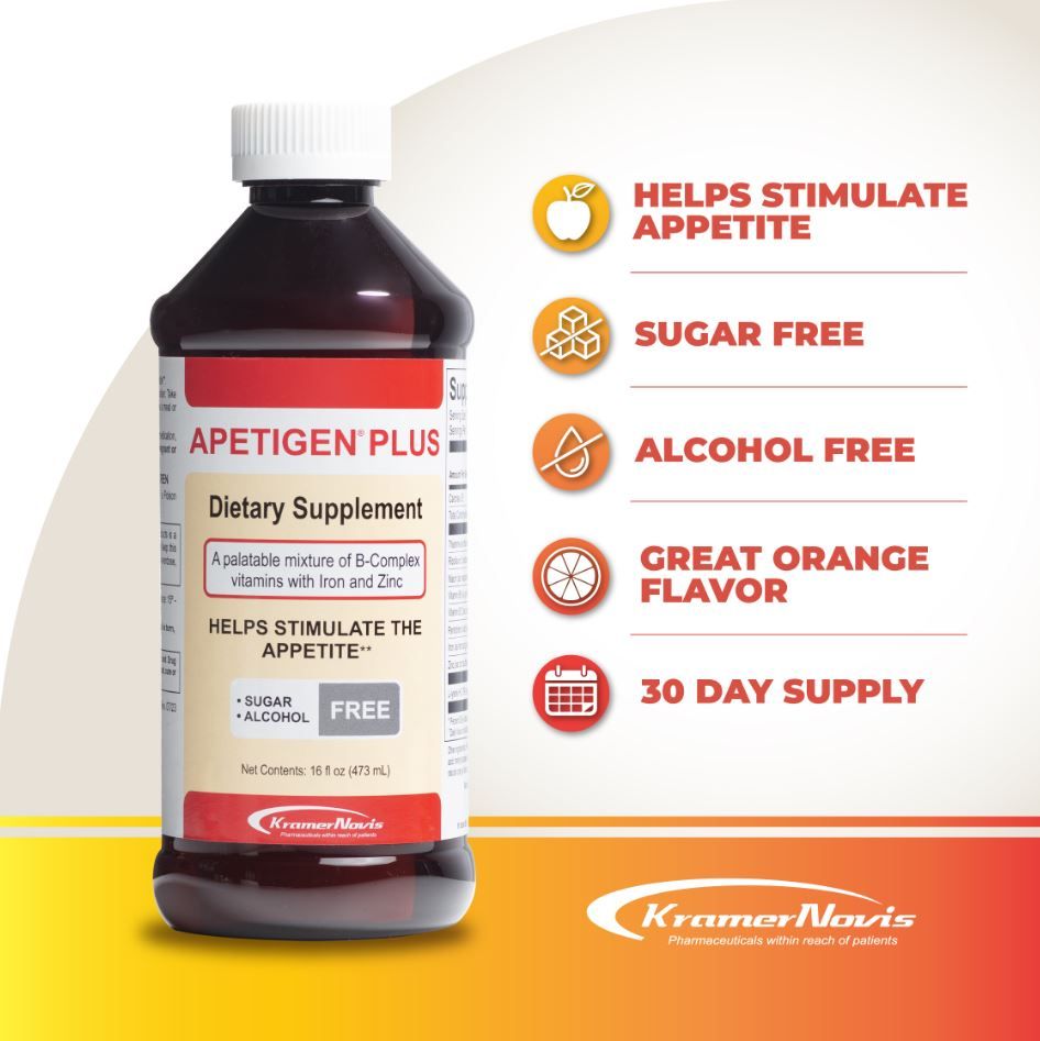 Helps Stimulate Appetite, Sugar-Free, Alcohol-Free, Great Orange Flavor, 30 Day Supply