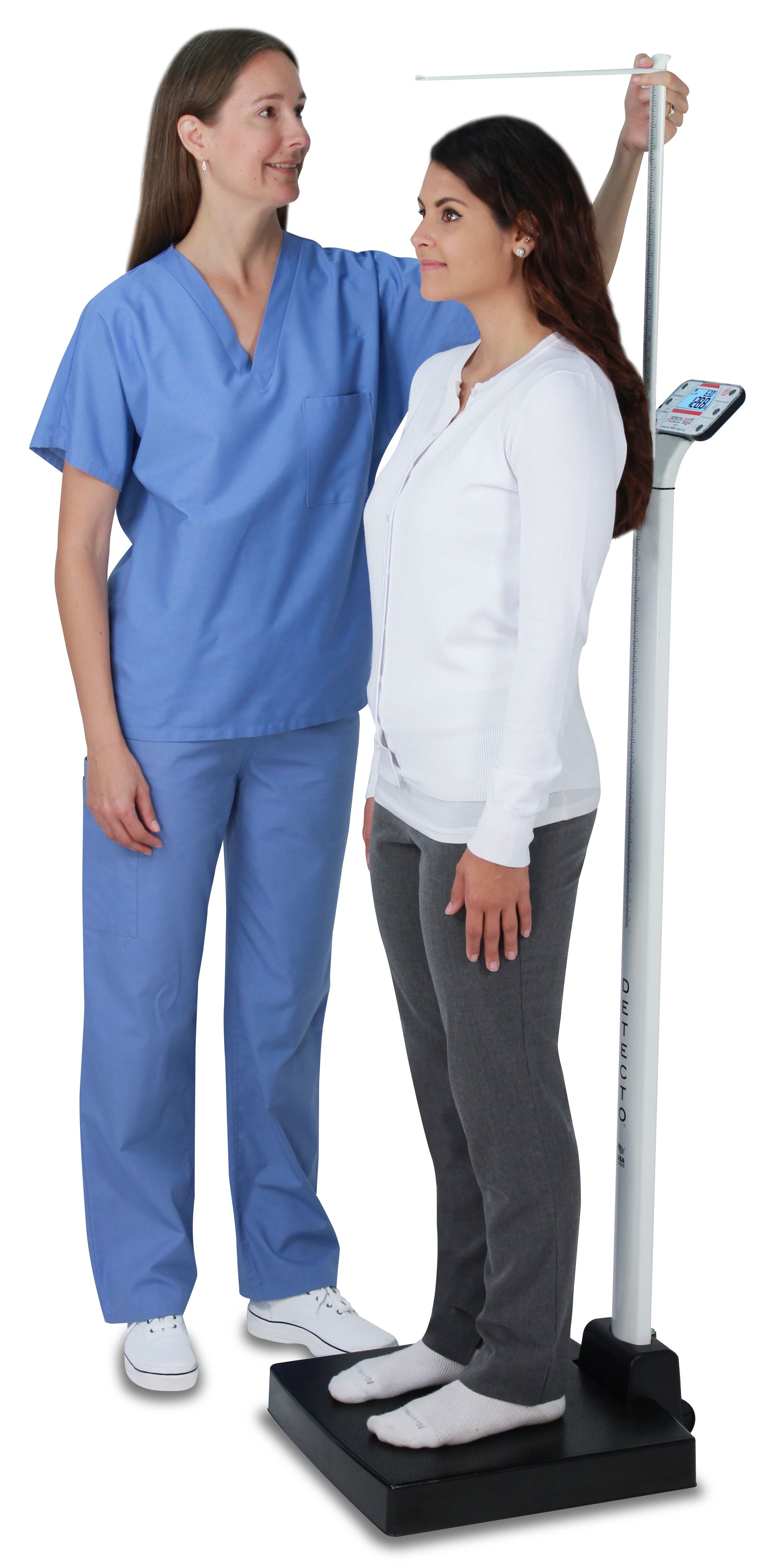 Image 3 of Detecto Apex Digital Scale Mechanical Height Rods