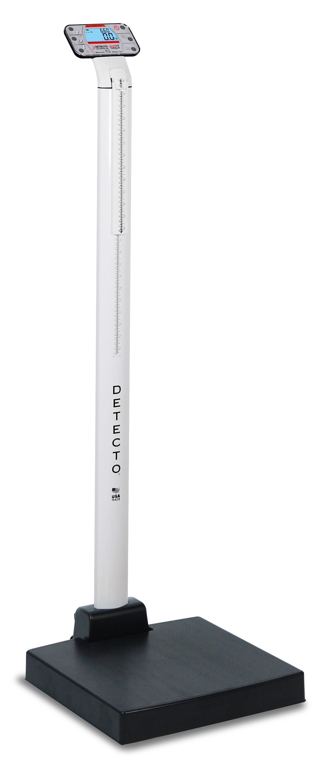 Image 1 of Detecto Apex Digital Scale Mechanical Height Rods
