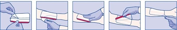 Image 2 of Leukomed T Transparent Film Dressing 7238101 | 3-1/8 x 4 Inch
