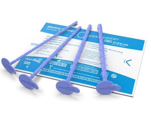 Aquaflush Stoma Stopper in 8, 10, 12 and 14 French