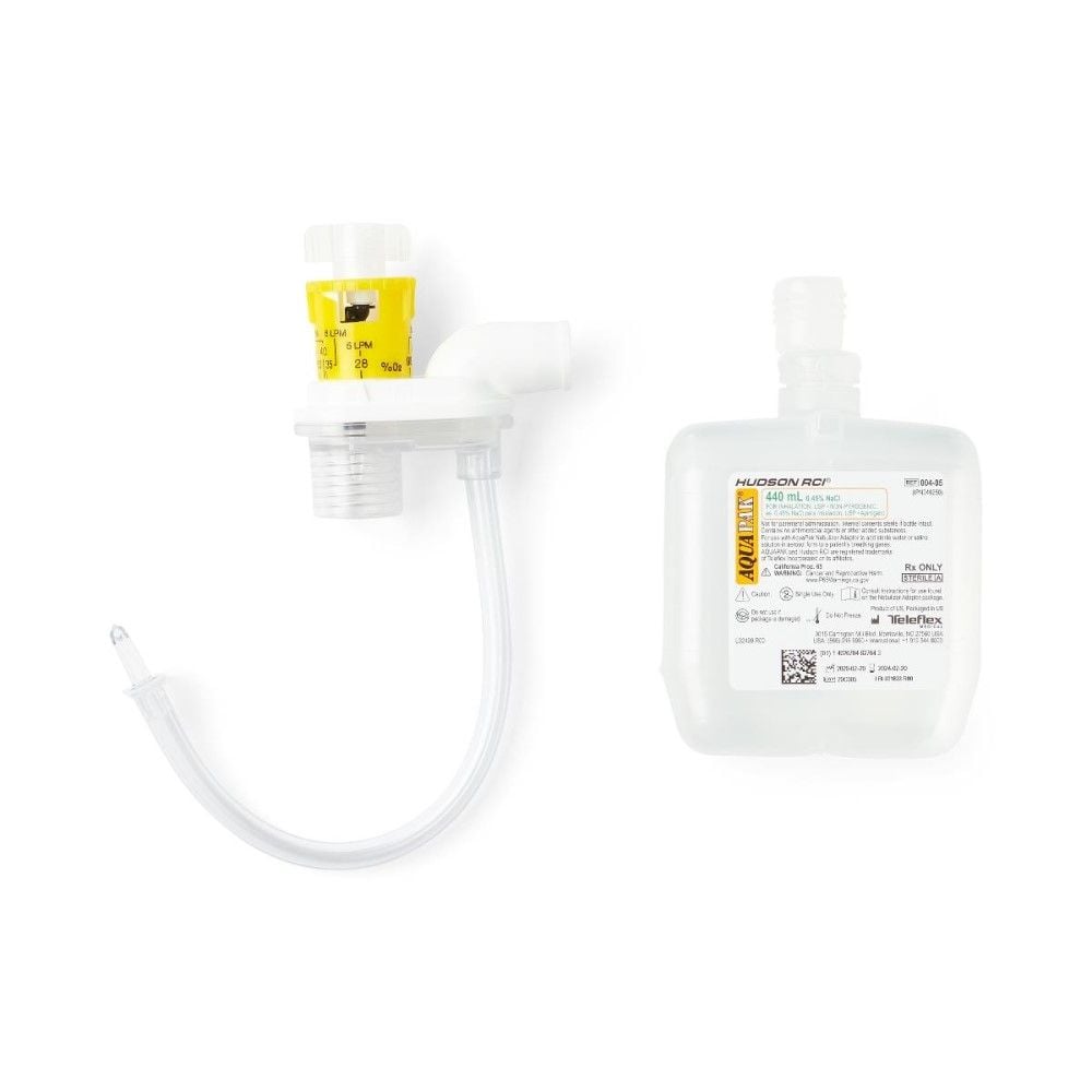 Hudson RCI AquaPak Sterile Water Nebulizer (440 mL) with 028 Adapter