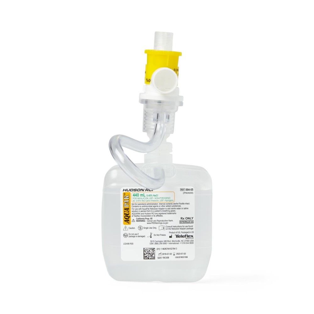AquaPak Prefilled Nebulizer, 440 mL, with 028 Adapter