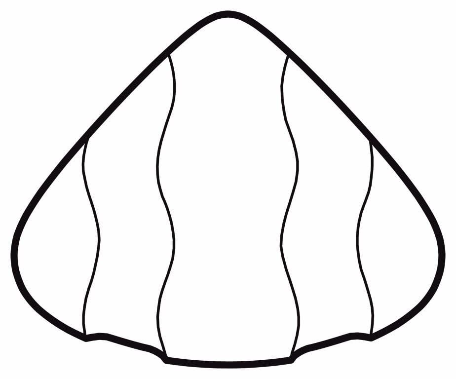 Drawing of Aqua Wave Contours