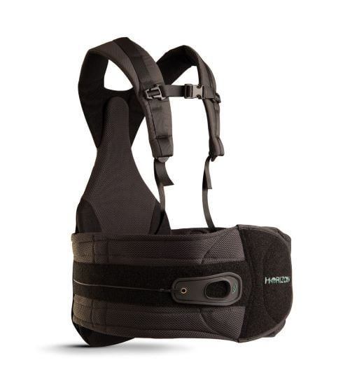 Front of the brace