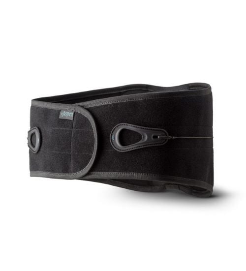 A close-up image of the left side of the Aspen Support Brace.
