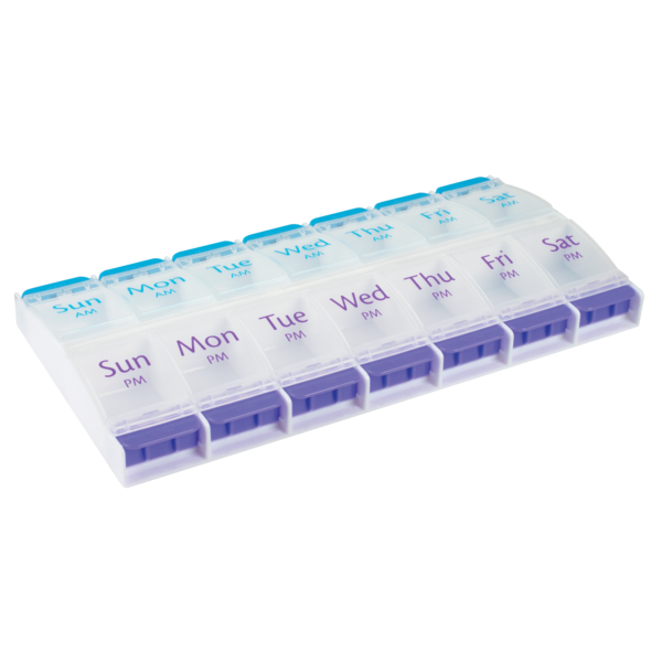 Image 1 of Push Button Pill Organizer