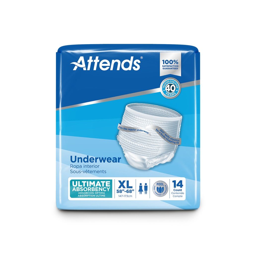 Attends Ultimate Absorbency Underwear, X-Large Size
