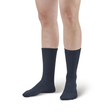 Diabetic Crew Socks - Navy