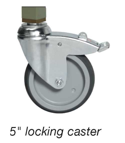 5-Inch Locking Casters