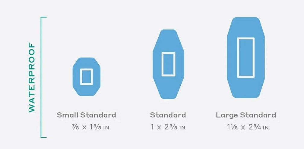Welly Waterproof Bandage Size Reference