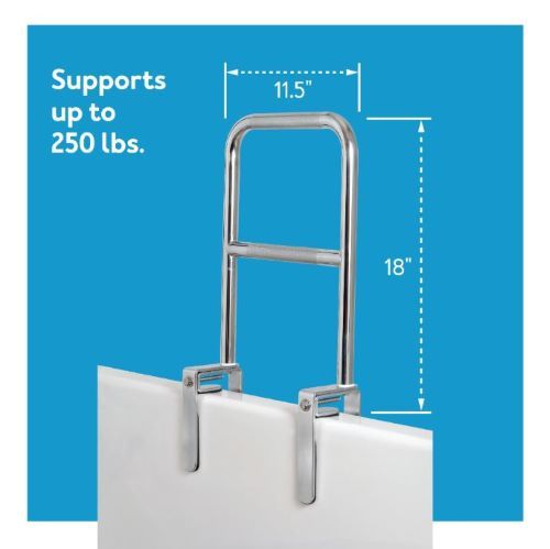 Image 5 of Carex Bathtub Rail Dual Level