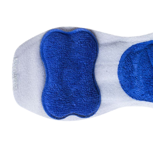 Where the cushion is located